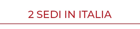 2 sedi in Italia