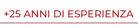 25 anni di esperienza