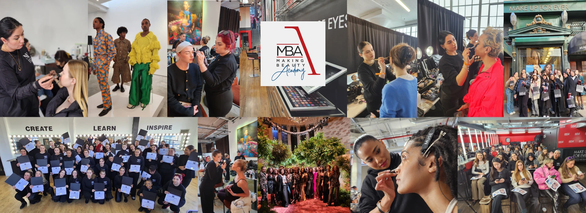 New York Fashion Week Experience MBA Making Beauty Academy